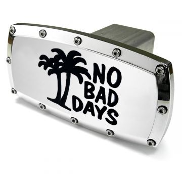 NO BAD DAYS ® Riveted Trailer Hitch Cover